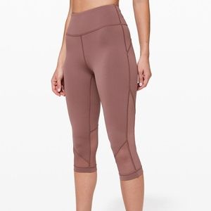 NWT lululemon Turn Up Tension Crop 4